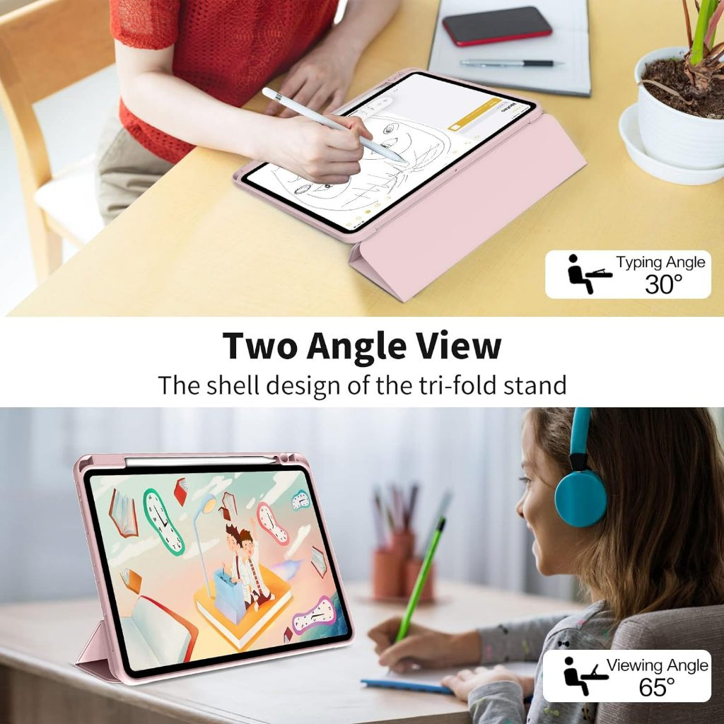 UncleZ Acrylic Clear Y-Fold Stand Case for Xiaomi Pad 7/6/5 Pro & Redmi ...