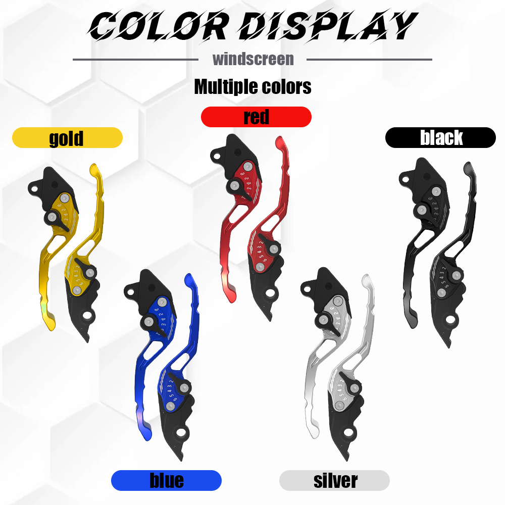 CLICK V2 / CLICK V3 COMBI CNC ALLOY BRAKE LEVER SET FOR HONDA CLICK V2 ...