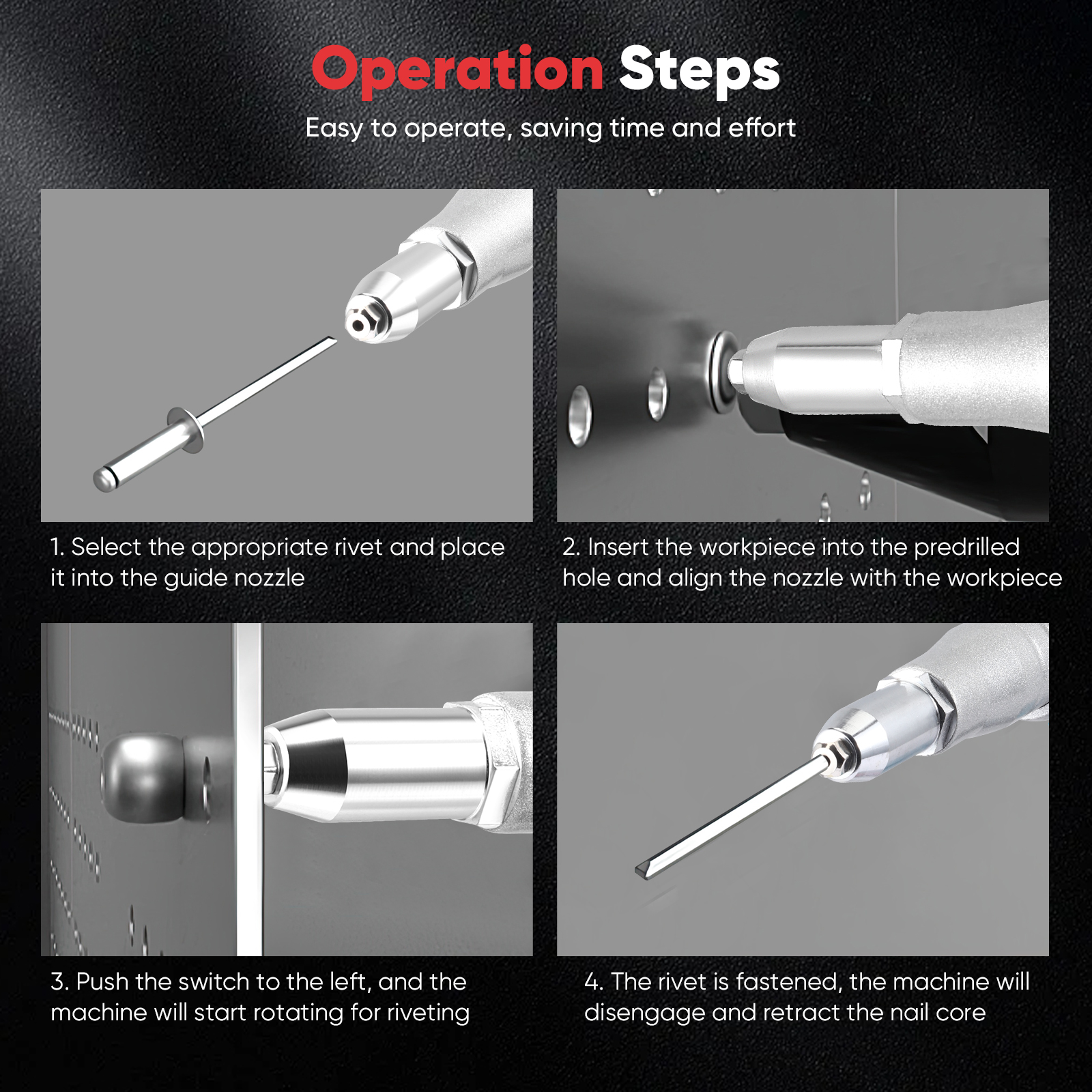 ⚡️Local Delivery⚡️ Rechargeable Rivet G-un Automatic Compression ...