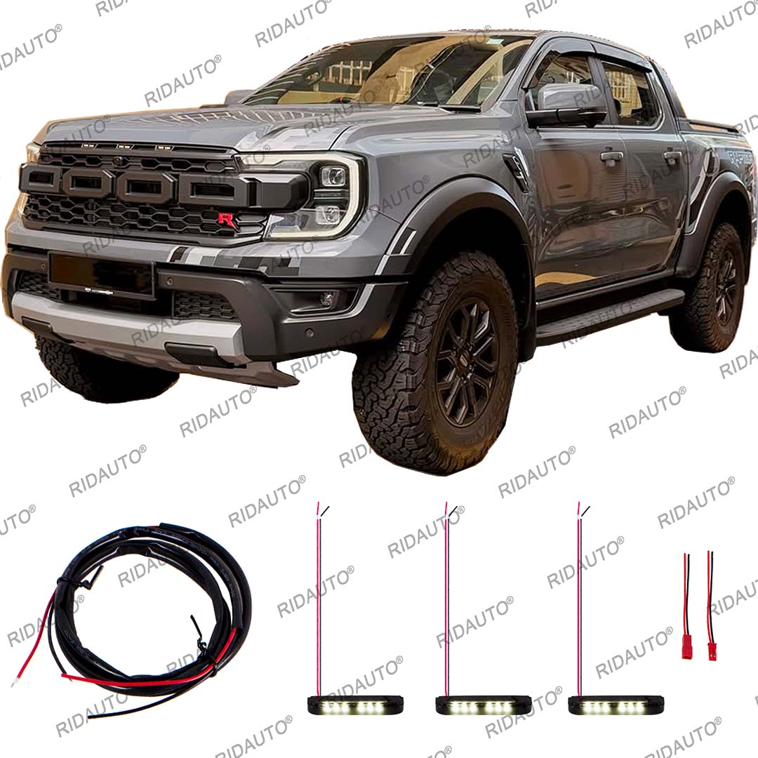 DIY Amber Yellow White LED Pickup Truck Lights For Aftermarket Raptor ...