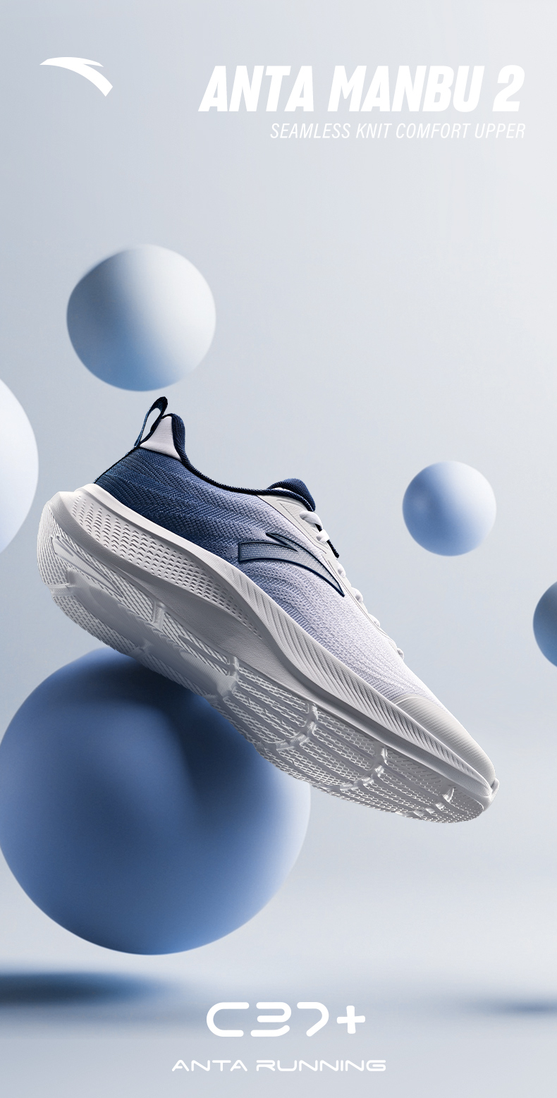 ANTA Men Running Shoes Mesh Breathable Lightweight Comfortable Sports ...