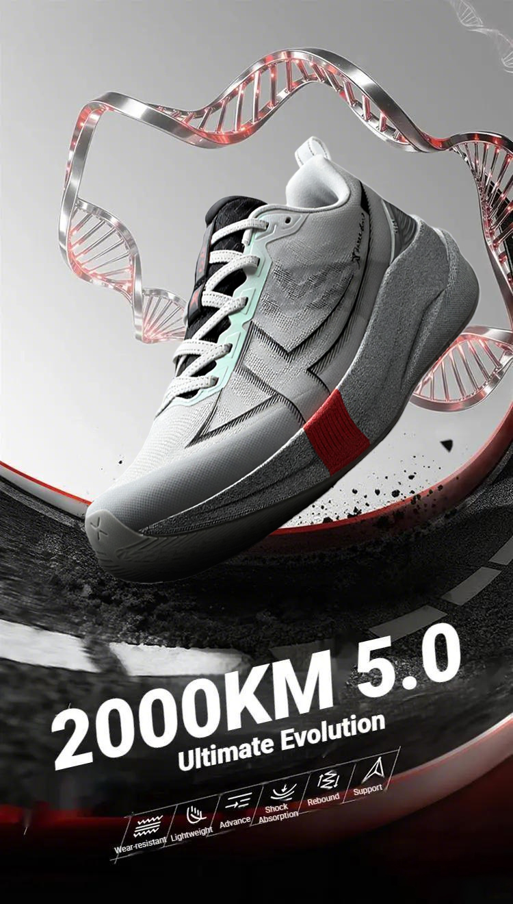 【New Launch】Xtep 2000KM 5.0 Men Running Shoes Cushioning Rebound Shock ...