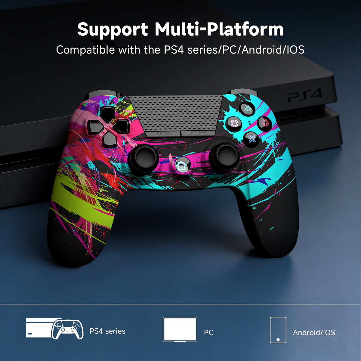 ASRVA Wireless Game Controller For PS4 Elite/Slim/Pro Console/ ps4 ...