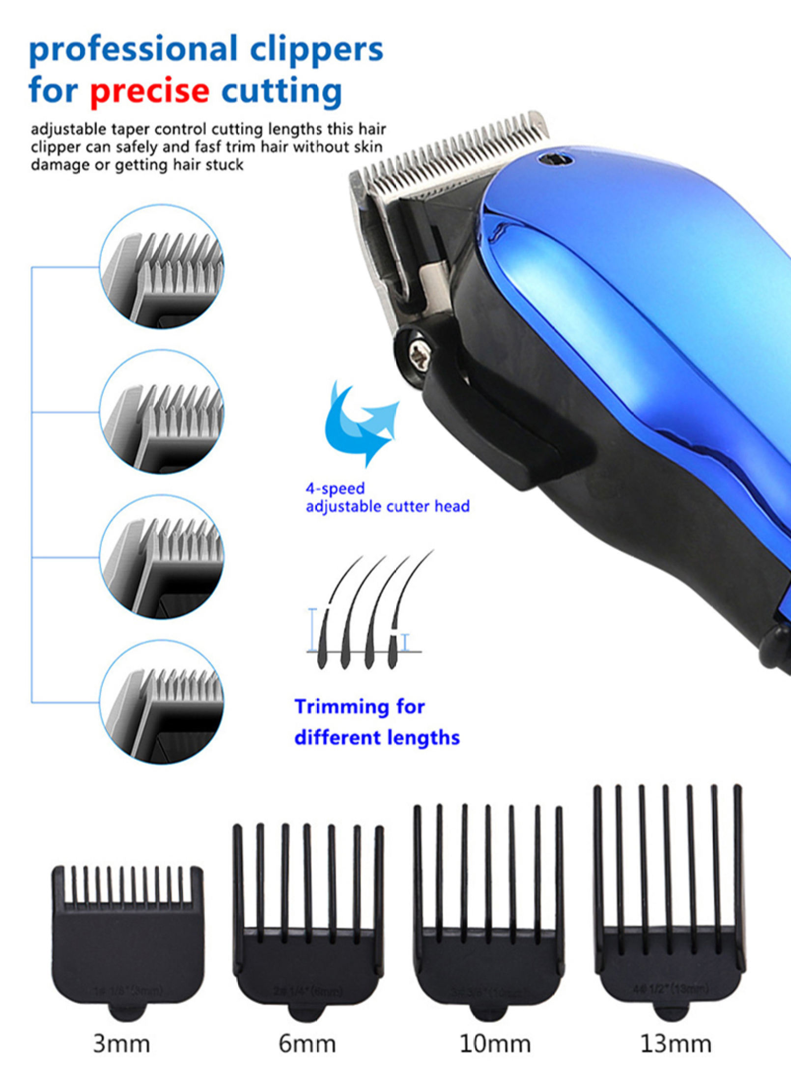 Razor For Dogs Shihtzu Heavy Duty Electric Pet Shaver Trimmer Set Dog ...