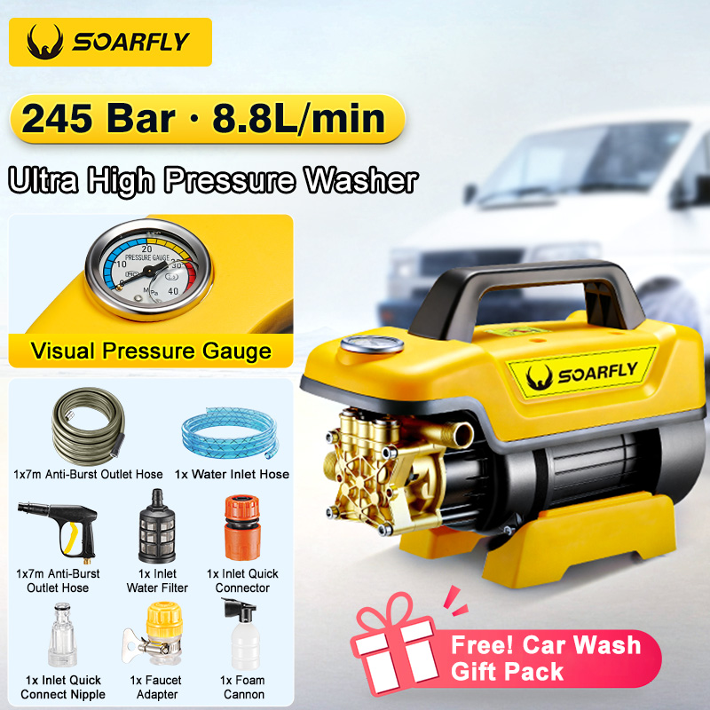 SOARFLY High pressure water jet car washer household cleaner spray car ...