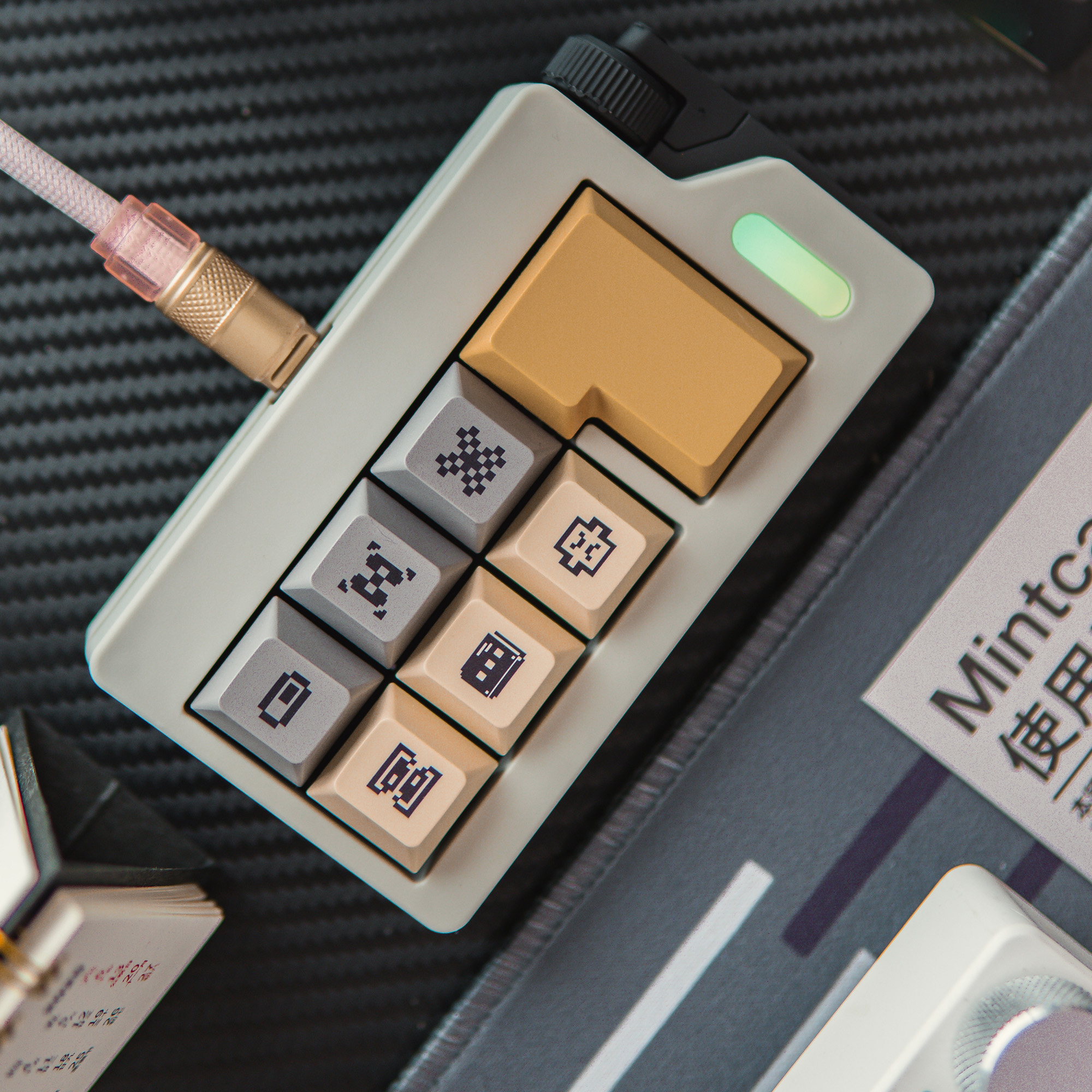 Yongqiu M7+ Mini Mechanical Keyboard Changable Keys Function Hot swap ...