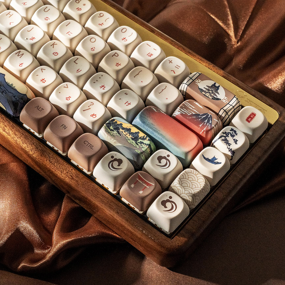 Auspicious Clouds Theme Keycaps-132Key/Set PBT MOA Profile Custom ...