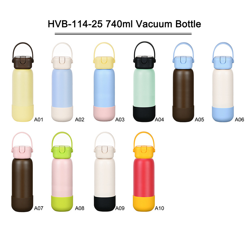 2026 NEW 25OZ(740ml) Vacuum Insulated Sports Bottle 304 Stainless Steel ...