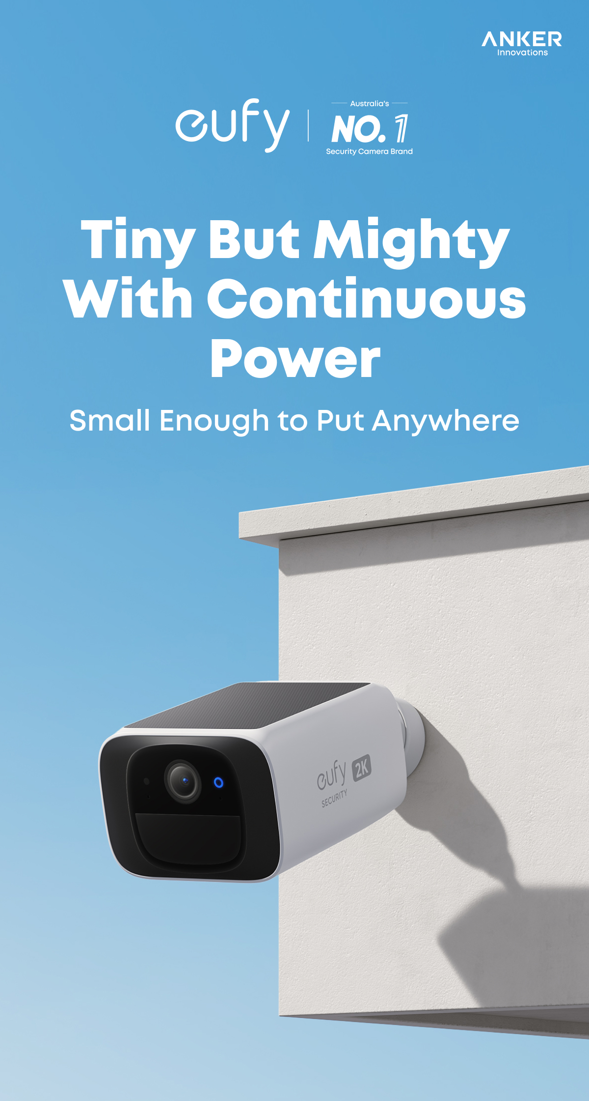 Eufy by Anker Security Camera S220 Solar Solocam with Battery Night ...