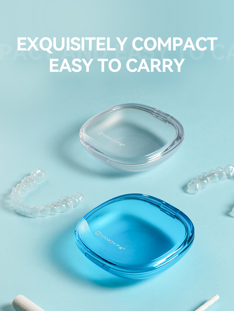 YANDY Portable Aligner Case - Compact Storage Box for Orthodontic ...