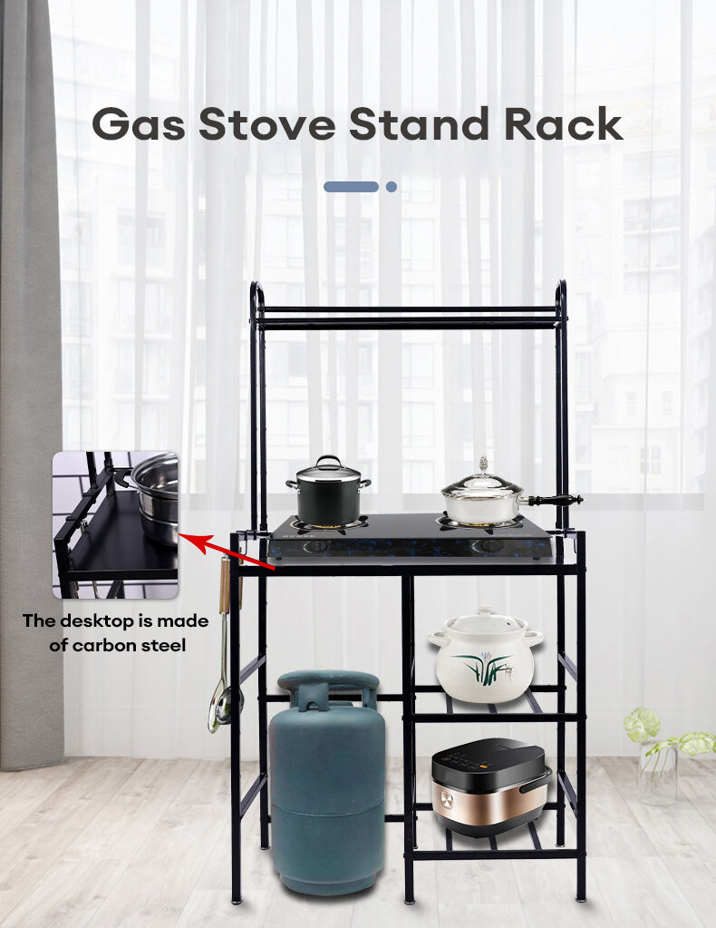 Foufu Gas Stove Stand Rack Heavy Duty Stove Rack Gas Rack Stove Stand ...