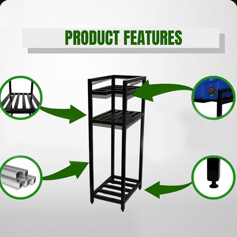 2/3 Layer Kitchen bucket rack Stand high-capacity stainless steel Rack ...