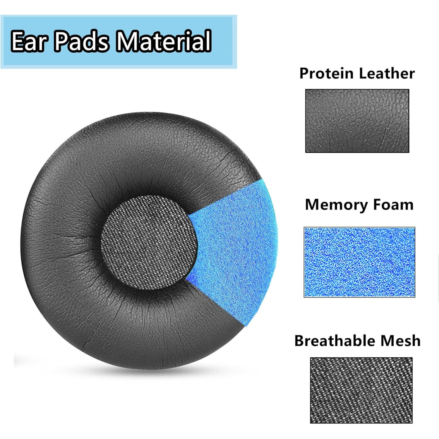 H390 H600 Ear Pads Foam Replacement Ear Cushion Pillow Compatible with ...