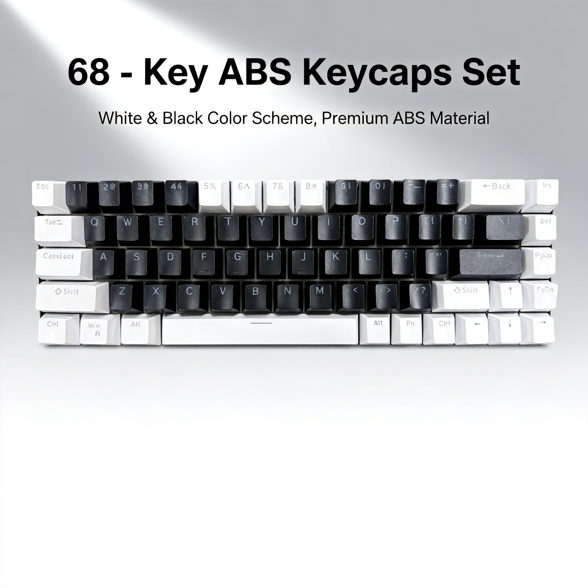 Mechanical Keyboard Keycaps Kit PBT Layer Letter Design Compatible with ...