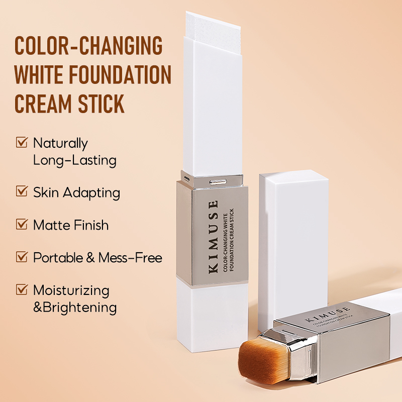 KIMUSE Color-Changing White Foundation Cream Stick Korean Color ...