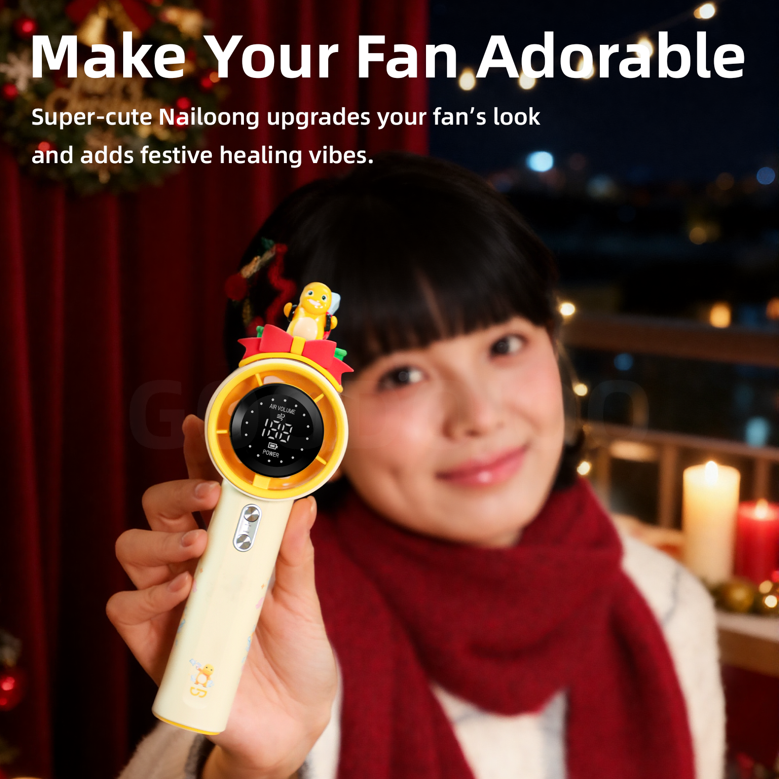 [GOOJODOQ × Nailoong] Handheld Fan Accessory Toy Six Different ...
