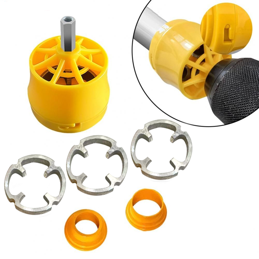 PVC Pipe Threader Kit Featuring 1/2In, 3/4In, 1In Dies and Round ...