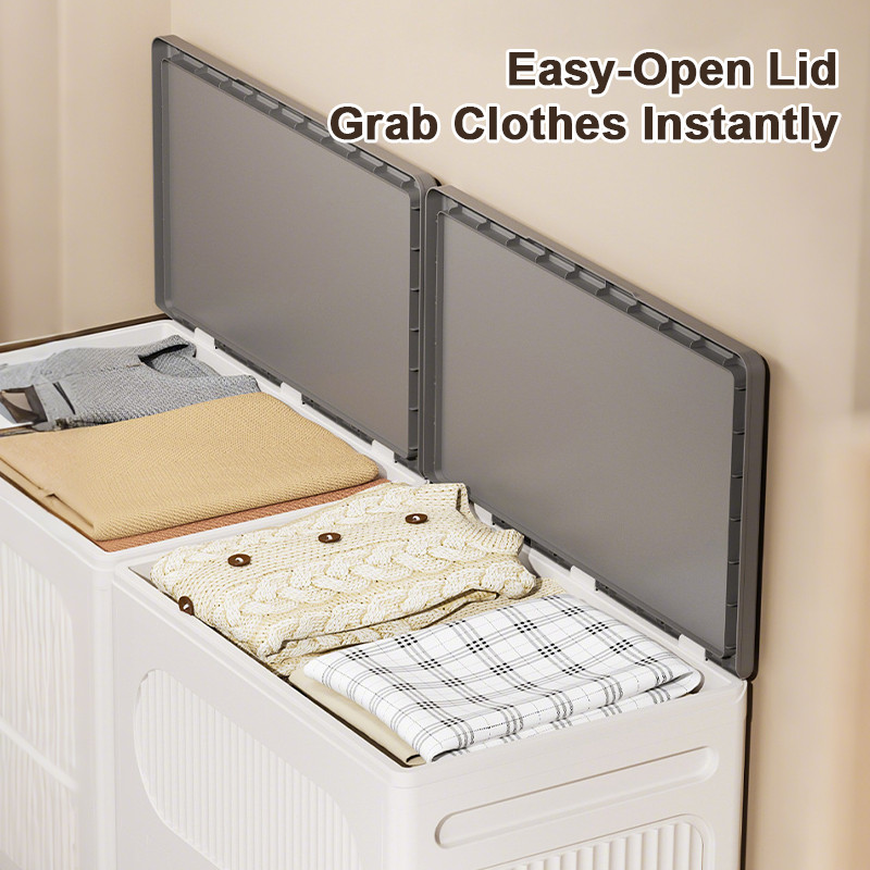 [BUY 1 TAKE 1]Large capacity Storage Box Plastic Clothes Organizer With ...