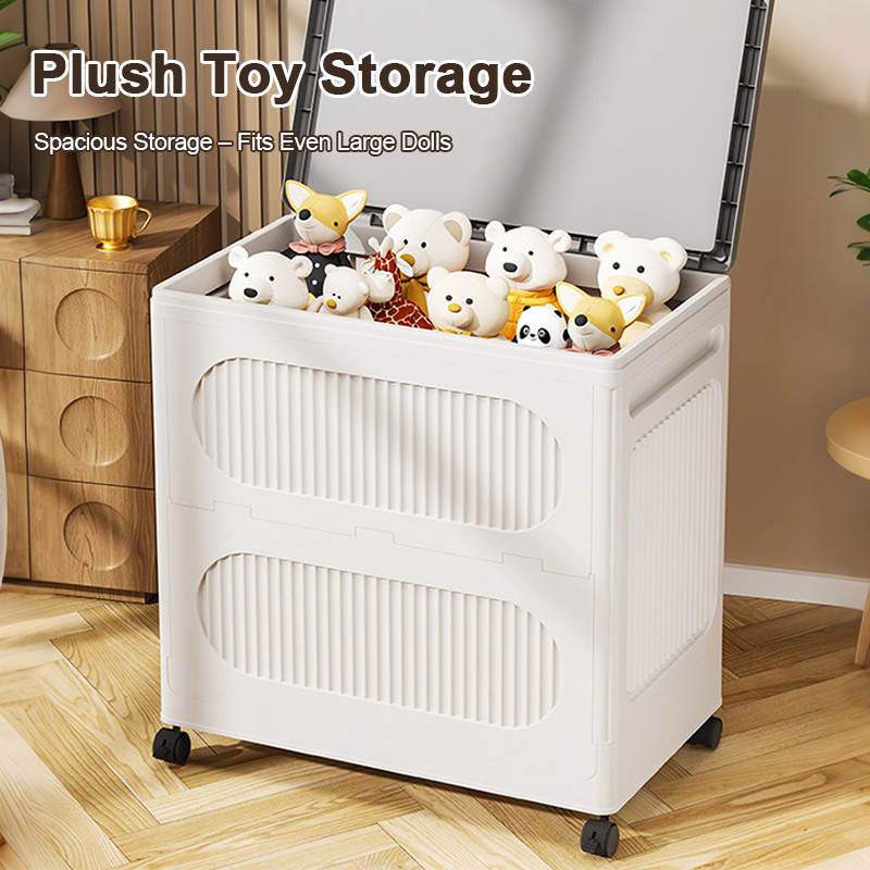 [BUY 1 TAKE 1]Large capacity Storage Box Plastic Clothes Organizer With ...