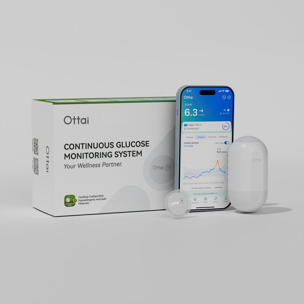 Ottai Comfort Version CGM Continuous Glucose Monitoring System Blood ...