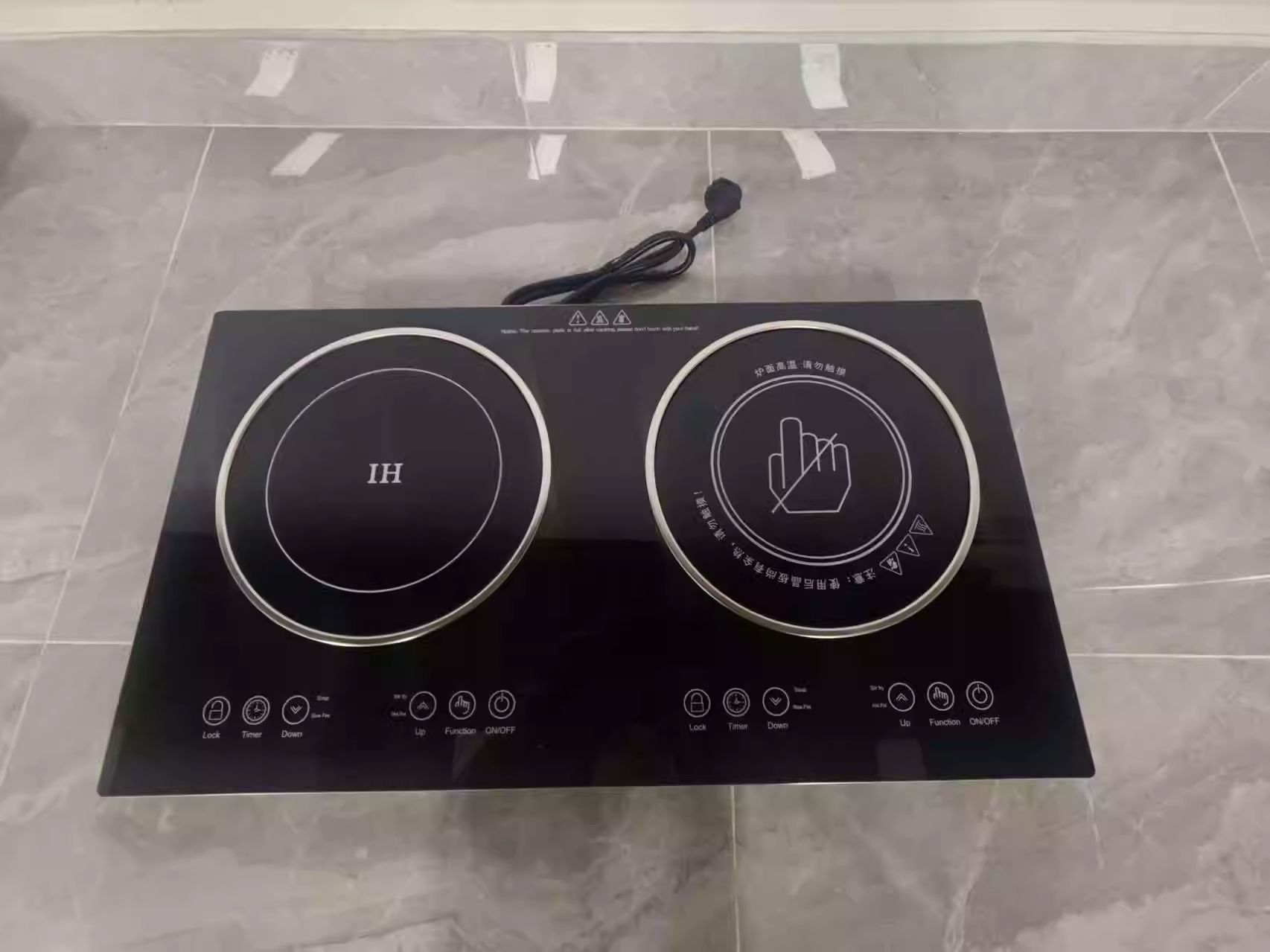 BOBI Induction cooker double heating panel desktop embedded induction ...
