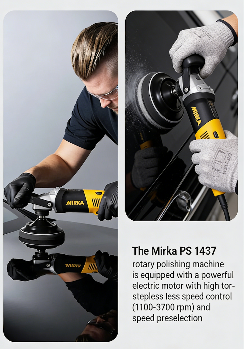 Mirka PS 1437 Rotary Polisher pPolishing Machine | Shopee Philippines