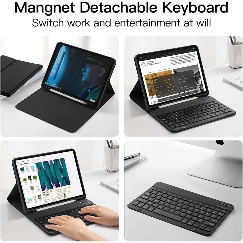 Keyboard Case with Keyboard for Xiaomi pad 5 6 7 8 / Pro / Redmi Pad 2 ...