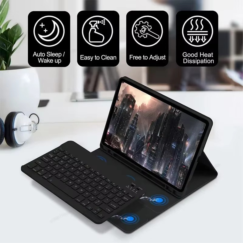 Keyboard Case with Keyboard for Xiaomi pad 5 6 7 8 / Pro / Redmi Pad 2 ...