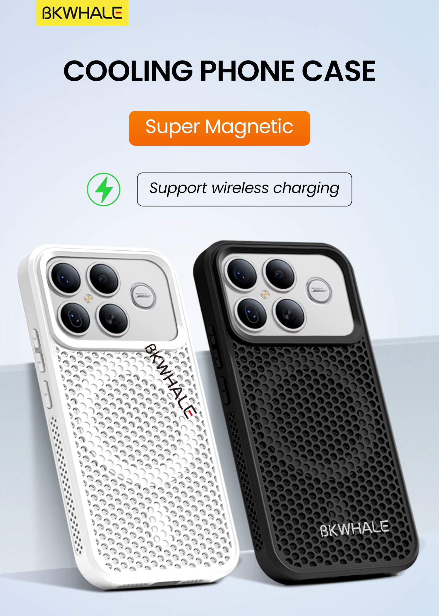 BKWHALE Cooling Magnetic Phone Case For Xiaomi Poco F8 Ultra F7 Ultra ...