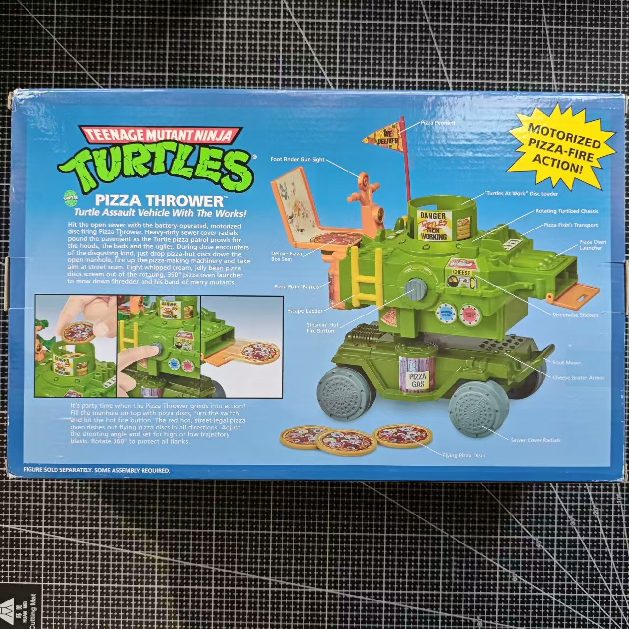 Teenage Mutant Ninja Turtles 40th Anniversary Pizza Thrower Vehicle ...