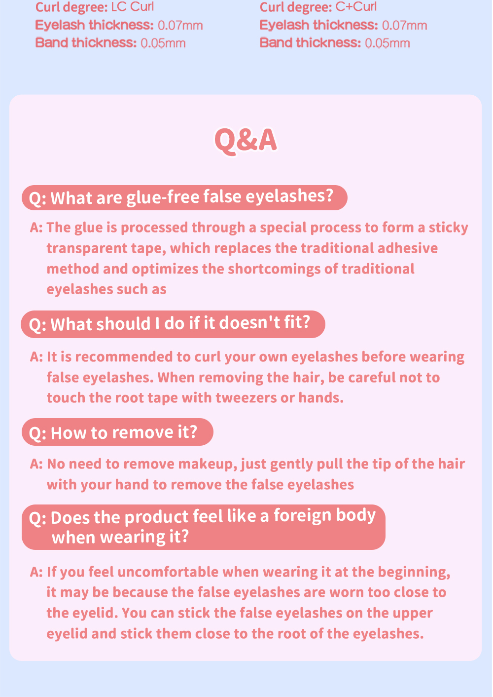 Elyzza Animal-Inspired Glue-Free Lashes No Need Glue Reusable Eyelash ...