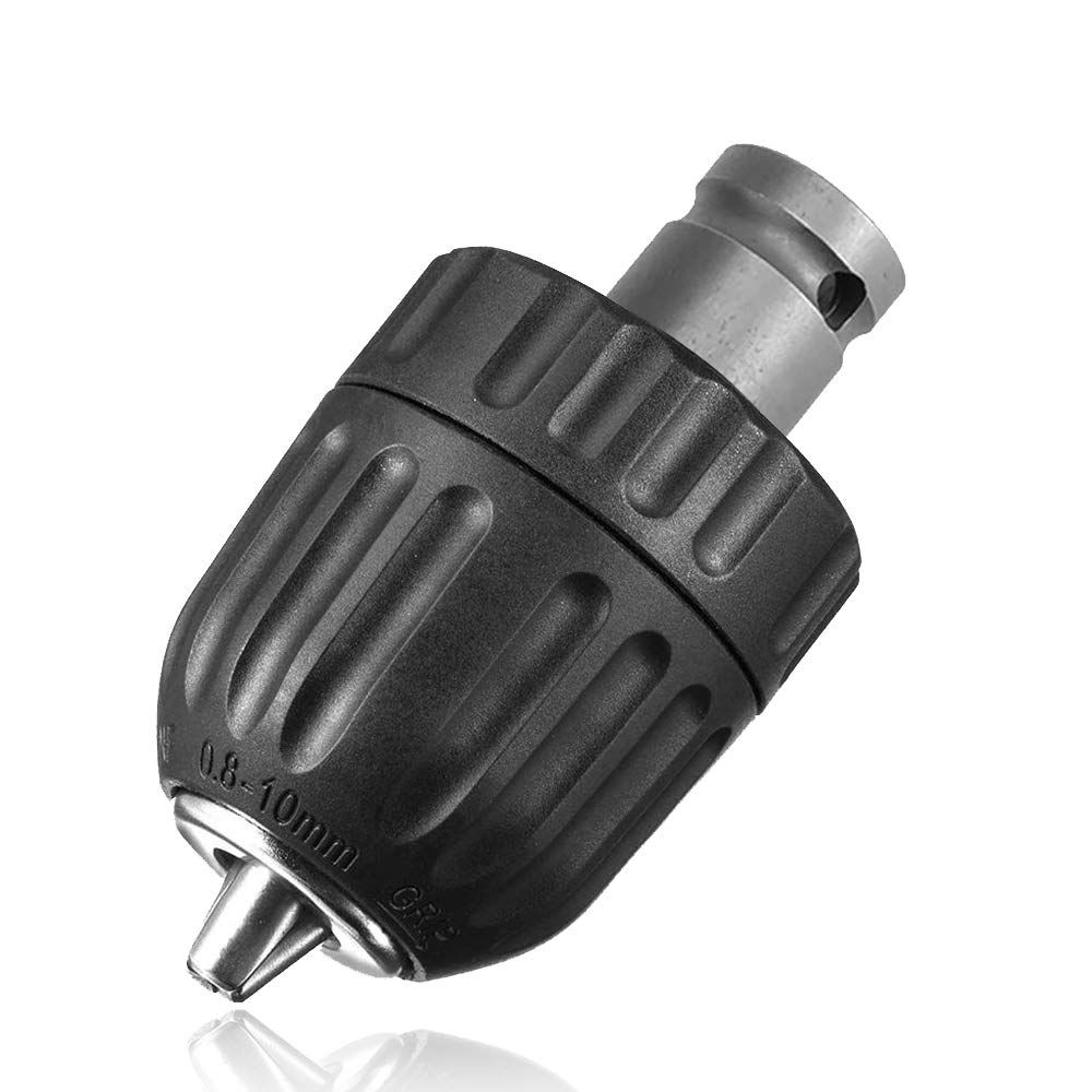 【COD】0.8-10mm Keyless Chuck Adapter for Electric Impact Wrench Convert ...