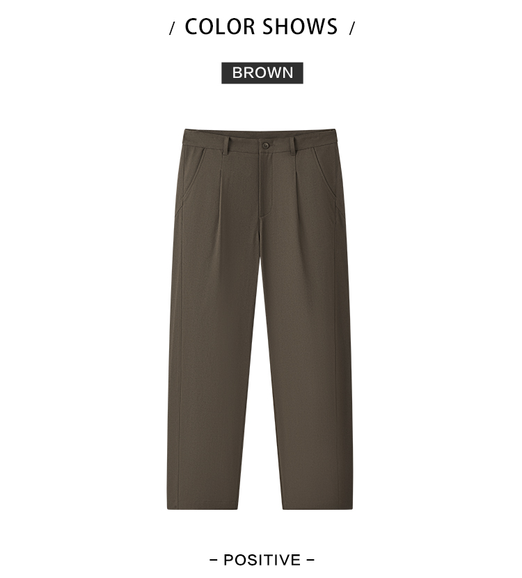 Semir Men Casual Pants 2026 Spring High Waist Loose Fit Draped Wide Leg ...