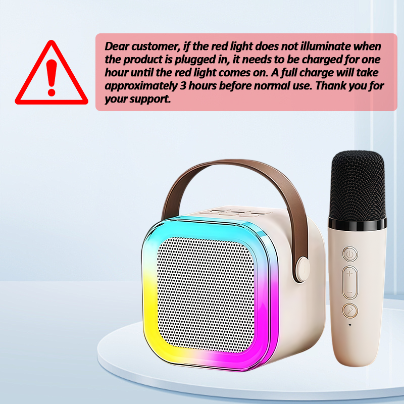 K12 mini karaoke wireless speaker bluetooth microphone home KTV ...
