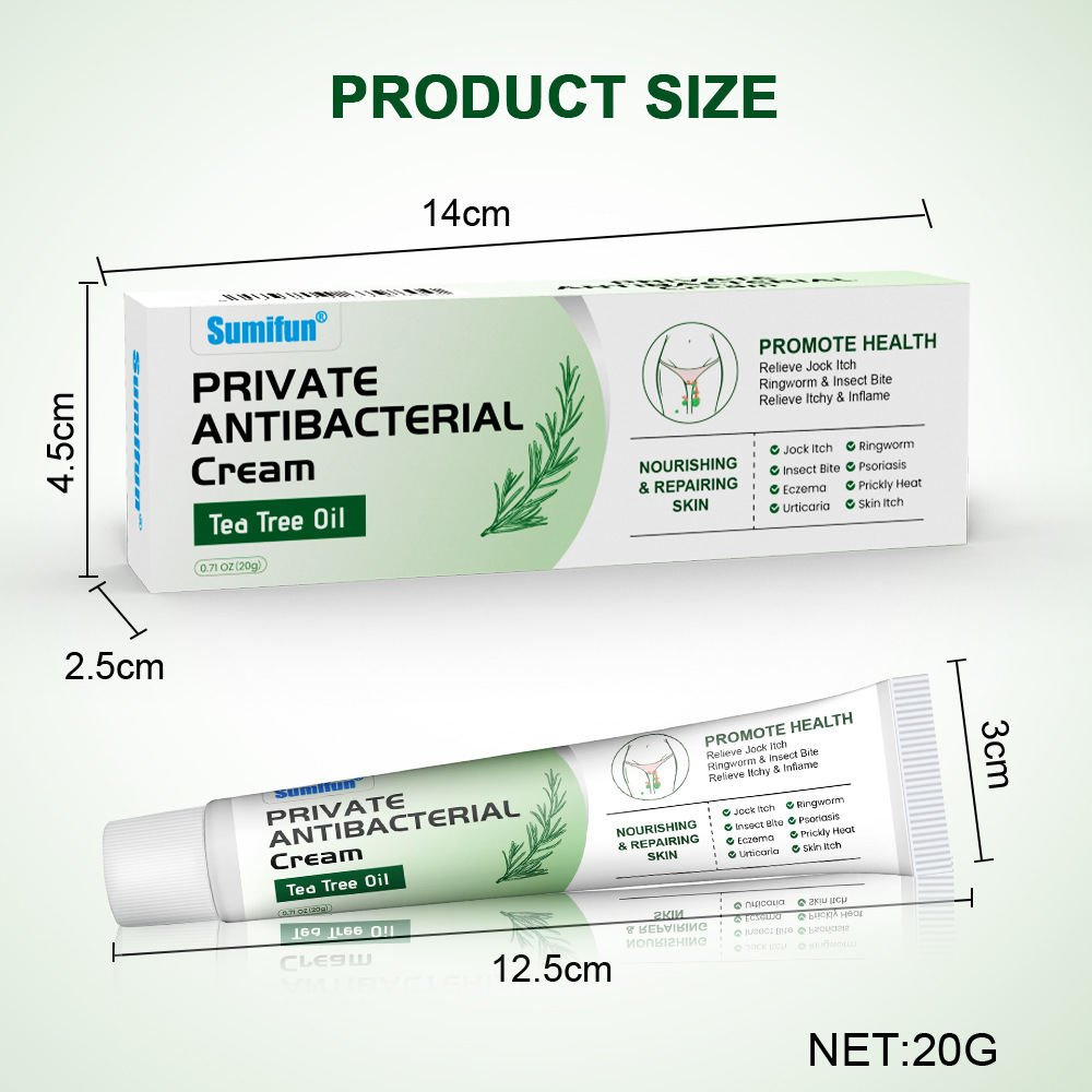 Private Antibacterial Cream Stop Itching Anti Odor Fungal Dermatitis ...