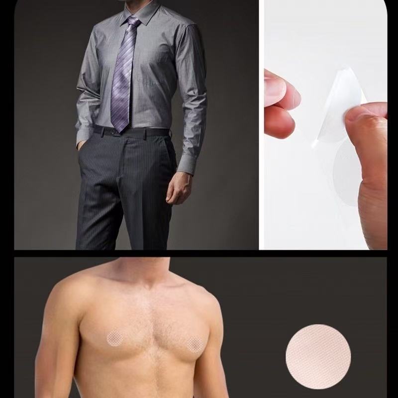 100pcs Men's Nipple Covers – Disposable, Invisible, Ultra-Thin Anti ...