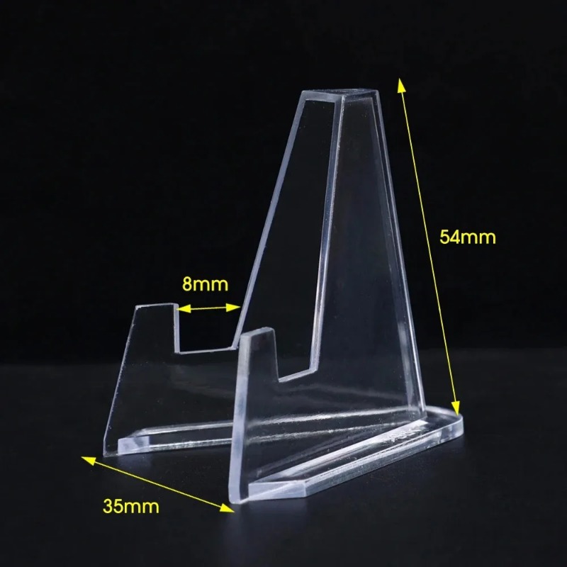 30pcs Transparent Bracket Small Bracket Card Commemorative Challenge ...