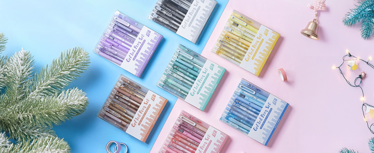 【10.10】Four Candies Pastel Gel Ink Pen Set School Supplies Cute ...