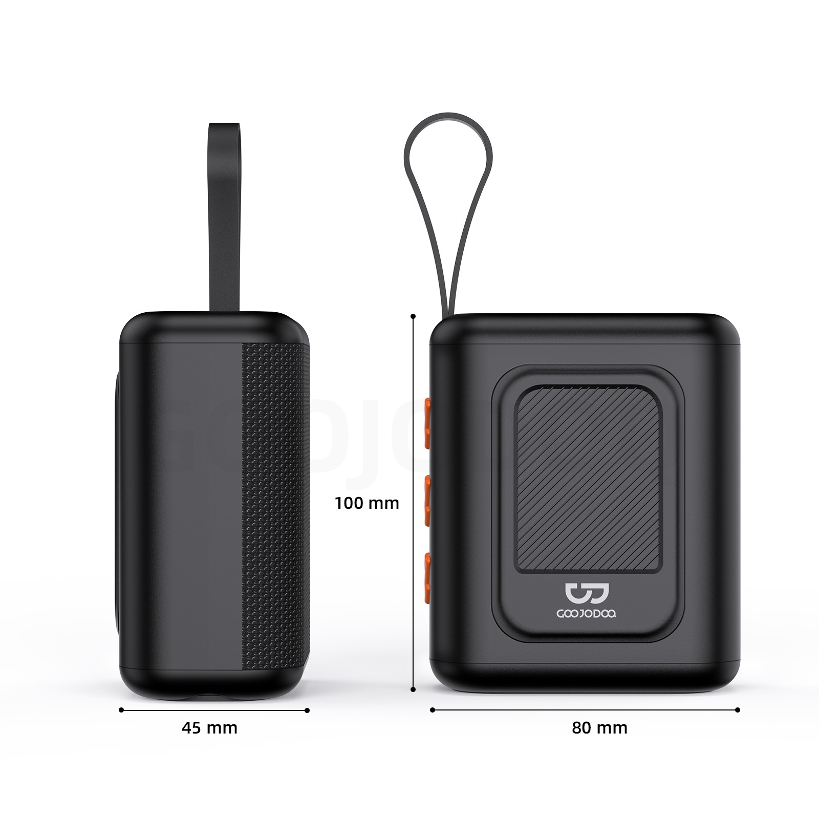 GOOJODOQ Wireless Bluetooth Speaker Mini Portable Hi-Fi Sound TF USB ...