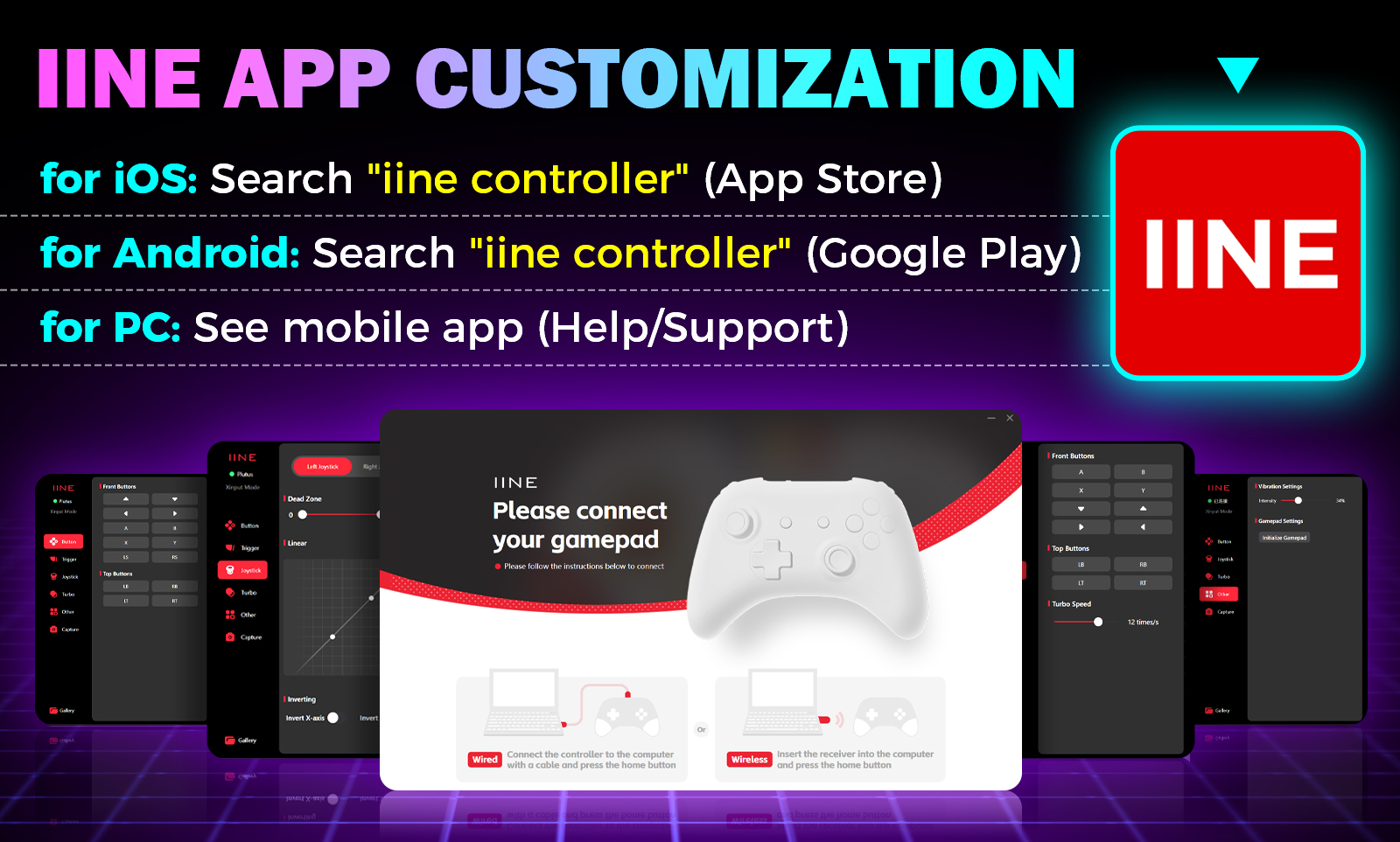 IINE Athena Wireless Pro Controller for Switch/Switch OLED/PC/IOS ...