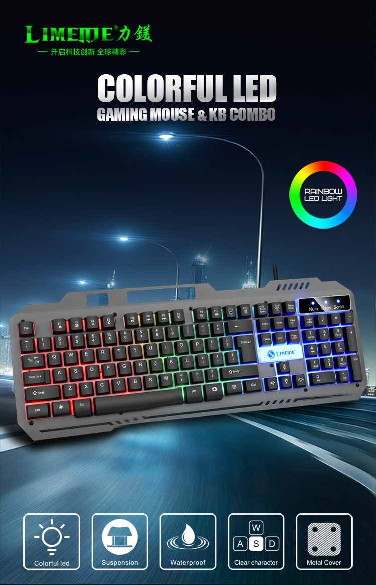 Raiku x Limeide Premium Mechanical Keyboard with Ergonomic Keycaps ...