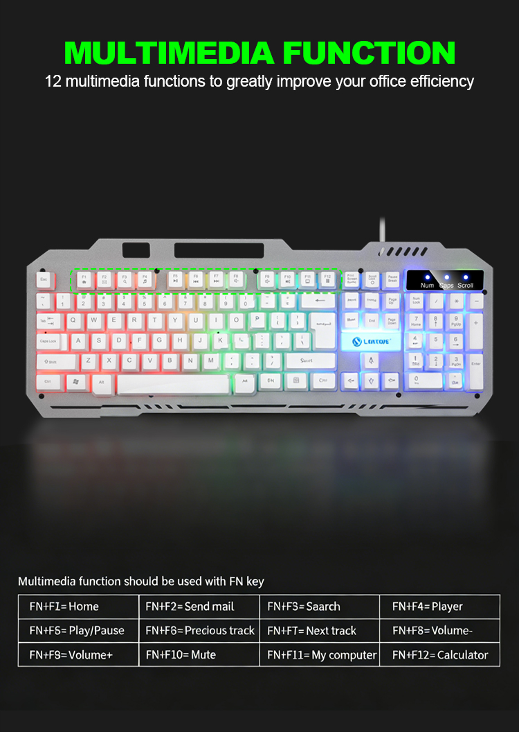 Raiku x Limeide Premium Mechanical Keyboard with Ergonomic Keycaps ...