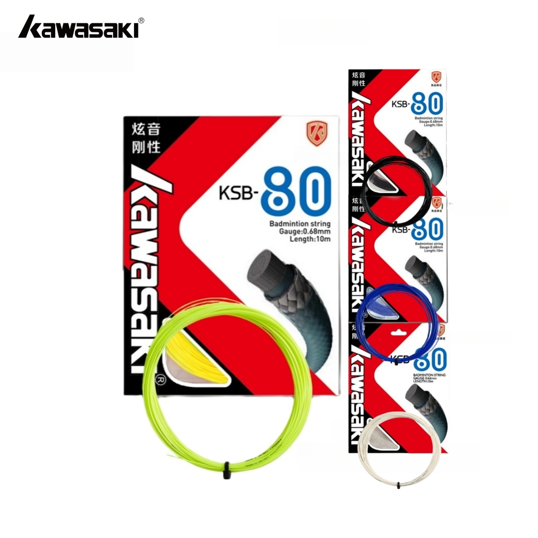 Kawasaki Badminton String Racket Strings Lines 24LBS-30LBS Flexible ...