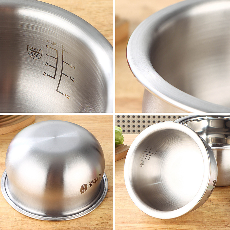 TEFAL 304 stainless steel inner pot 10CUPS Food grade Thicken rice ...
