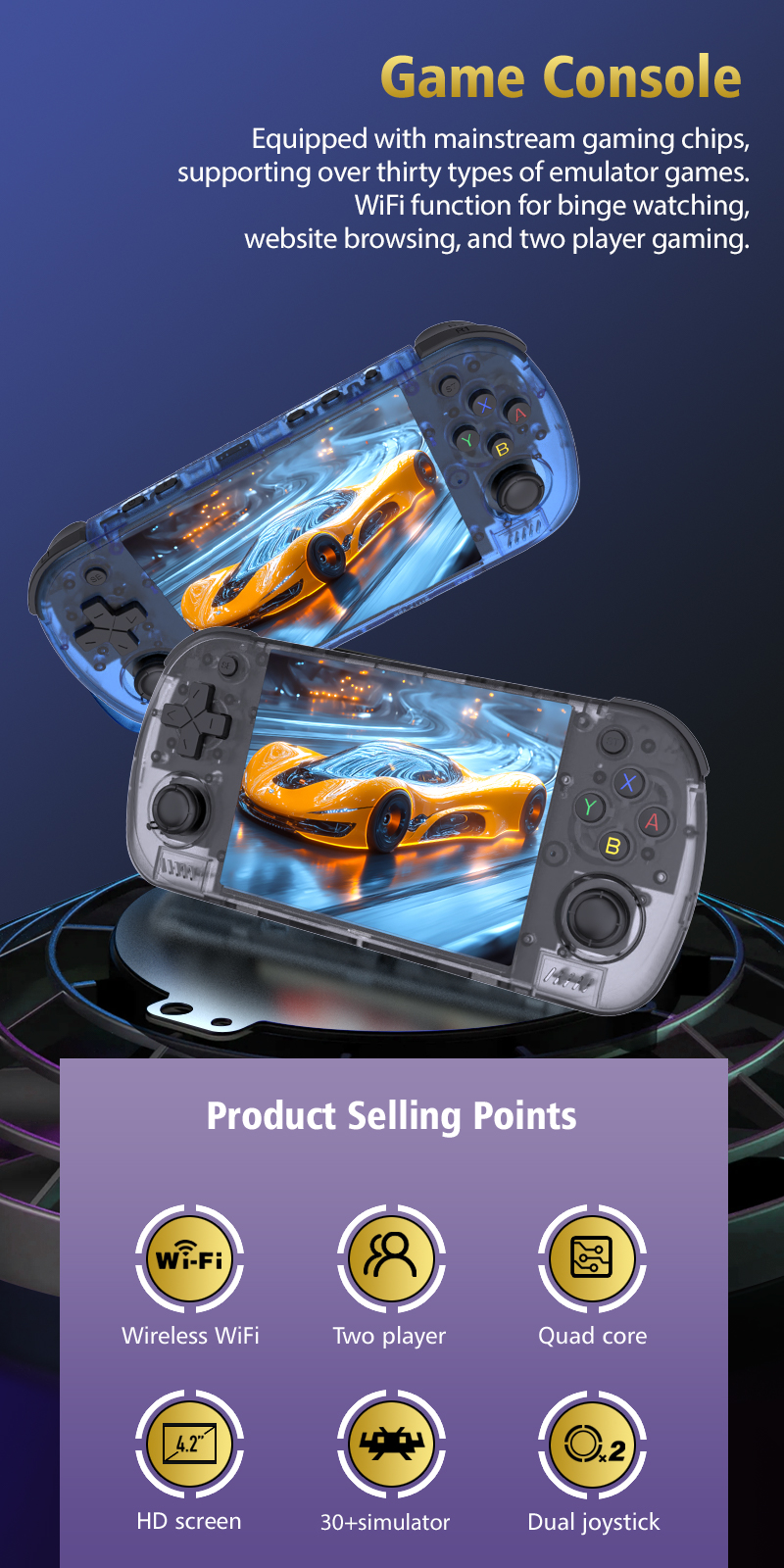 R36H ProMax New Style Open Source Handheld Portable Retro Nostalgic ...