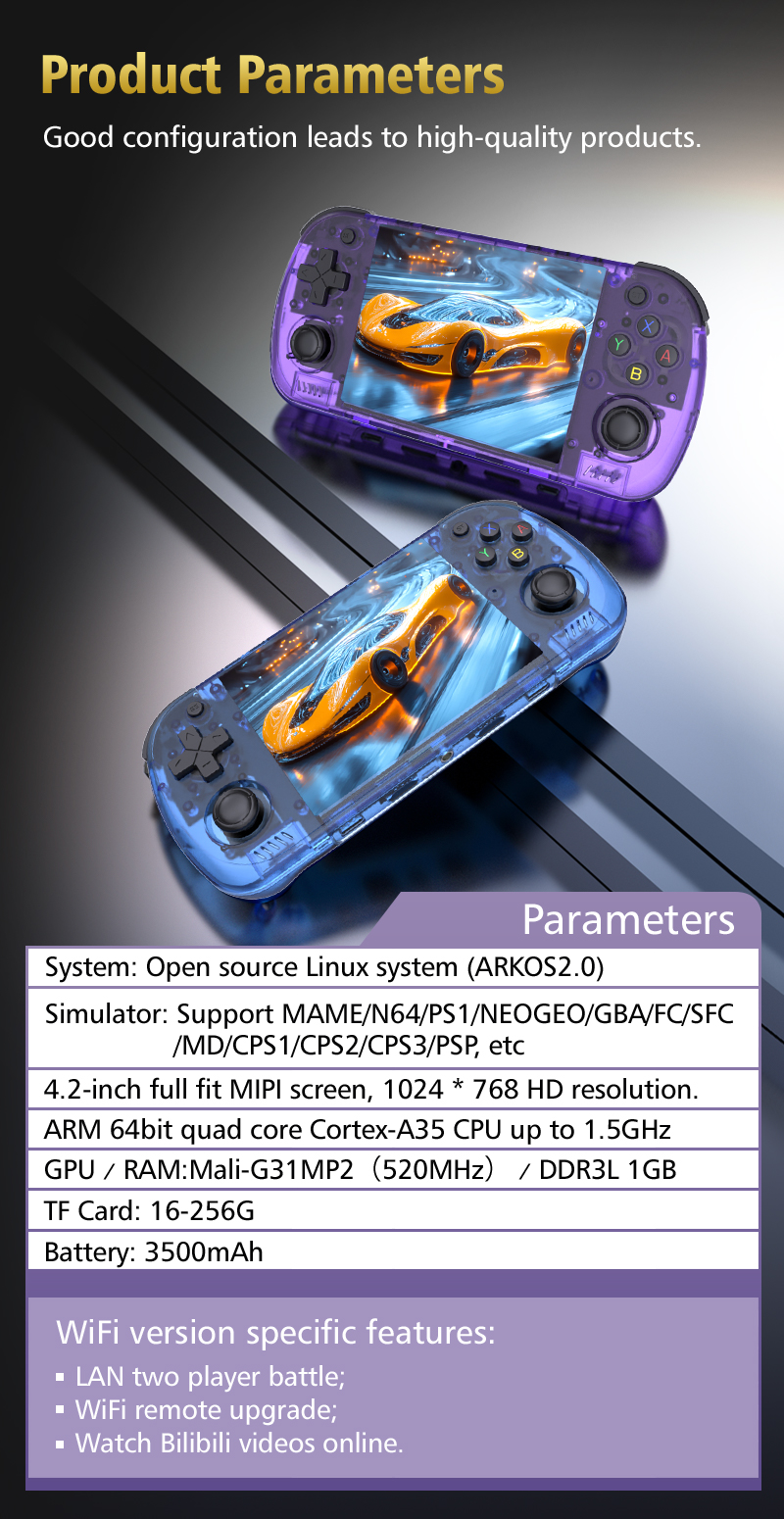 R36H ProMax New Style Open Source Handheld Portable Retro Nostalgic ...