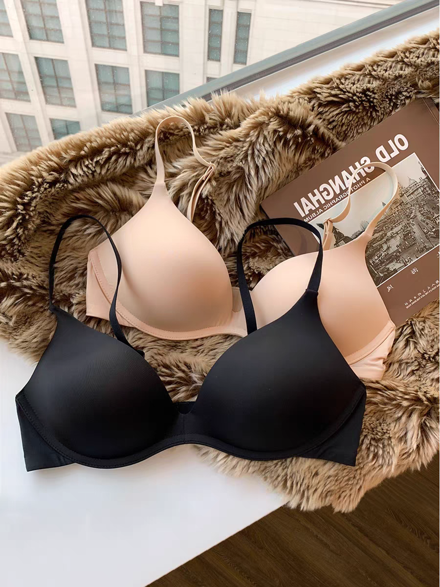 【Fast shipping】2026 New Seamless Woman Bra Half Cup Small Breasts ...