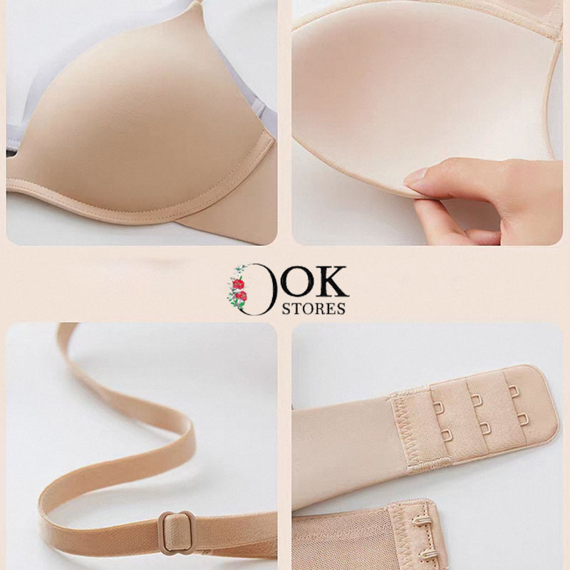 【Fast shipping】2026 New Seamless Woman Bra Half Cup Small Breasts ...
