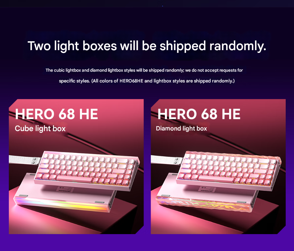 AULA HERO 68HE Magnetic RT Mechanical Keyboard 68Keys 8Khz Wired RGB ...