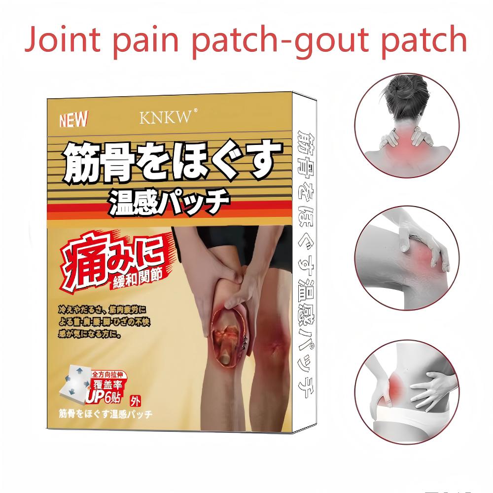 6pieces/box】Mitsui Pharmaceutical gout patch for toejoint pain ...
